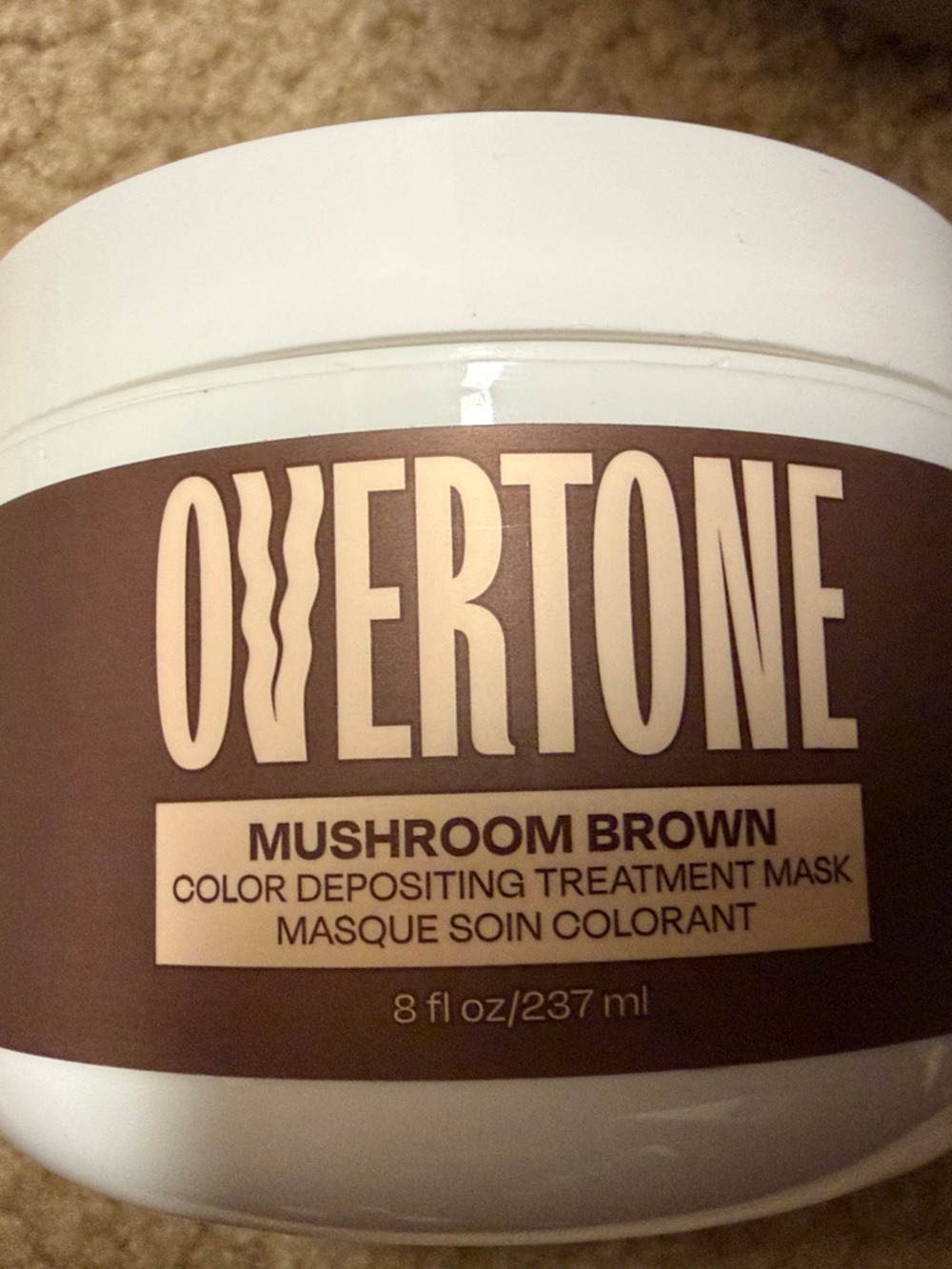 Mushroom Brown Color Depositing Treatment Mask- New, unopened